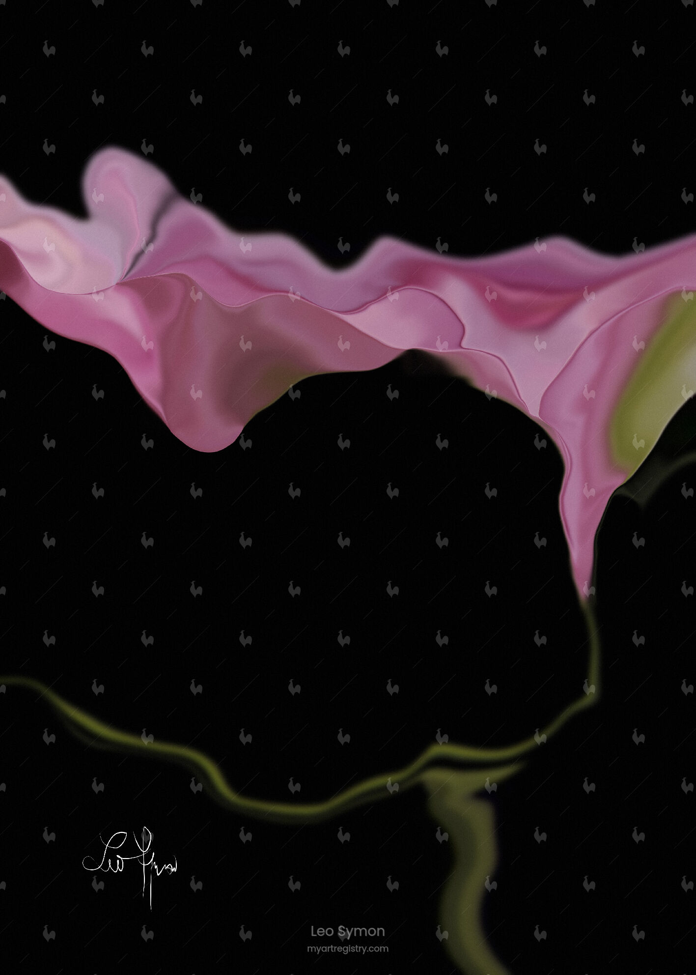Pink Flag Of Love