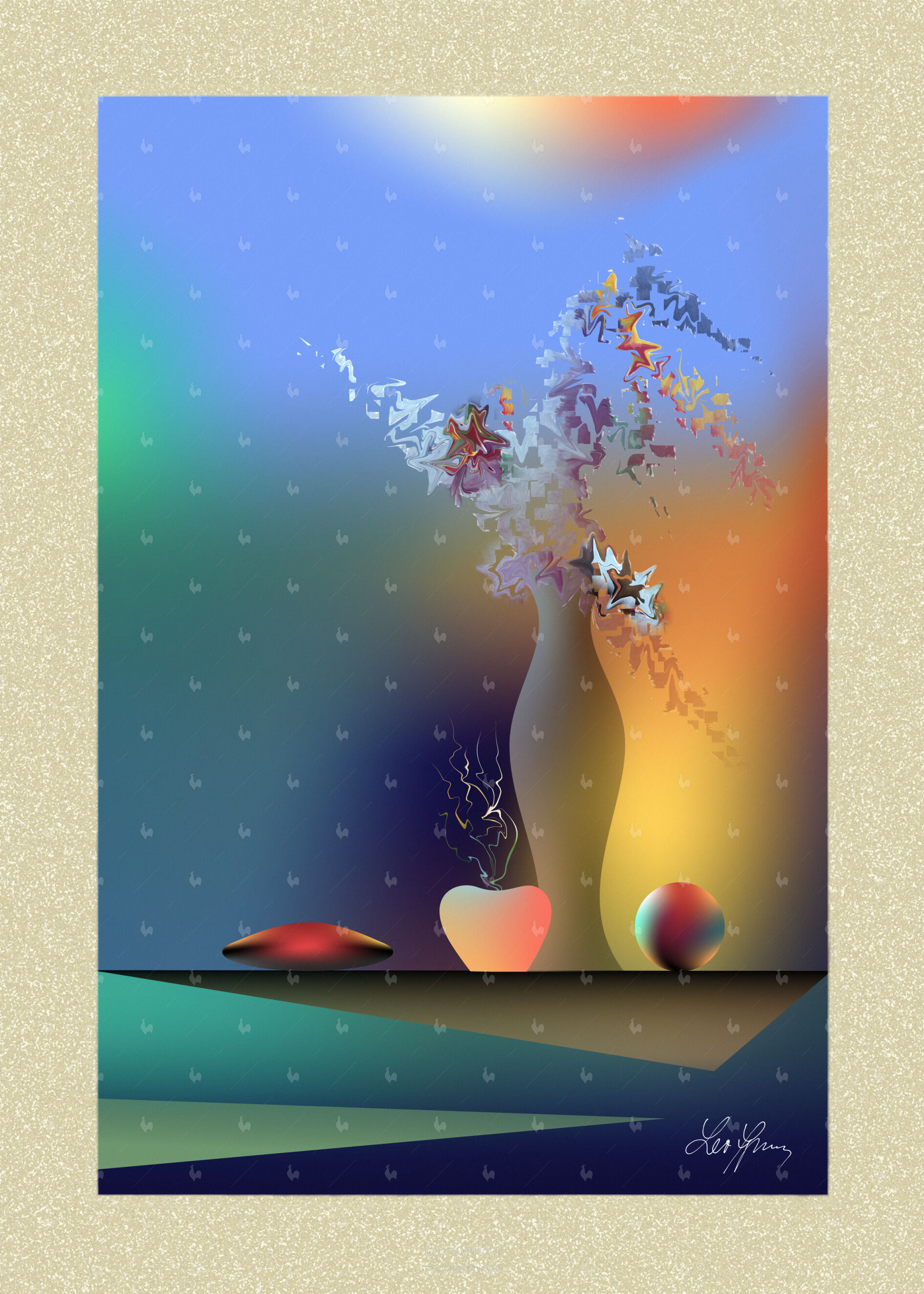 Light-Glass And Flower ver. 2