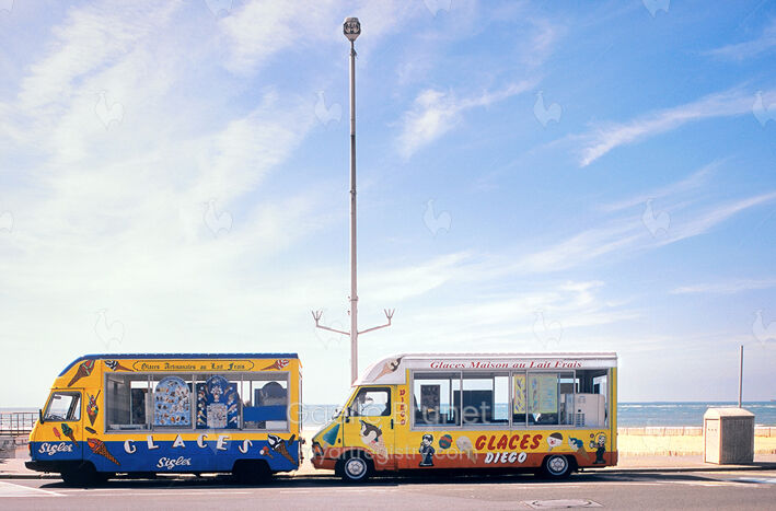 Glaces au lait frais, Calais, 2014.