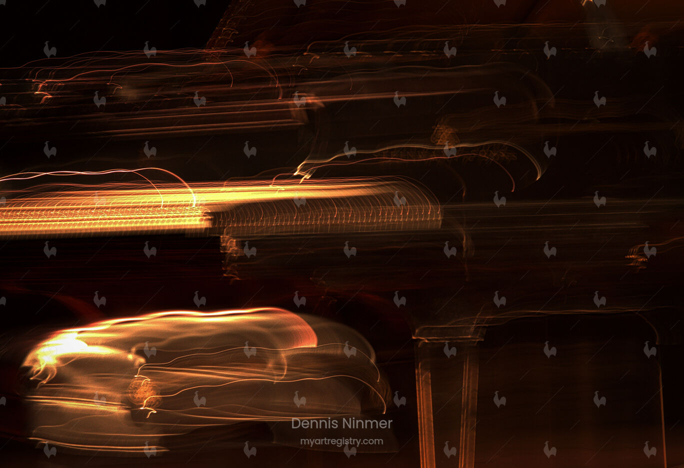 Steinway Grand Piano (Abstract#2) Original Color (SOLD)