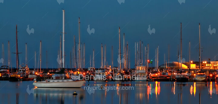 “Early Morning, Manitowoc Marina” #2  ORIGINAL   (SOLD)