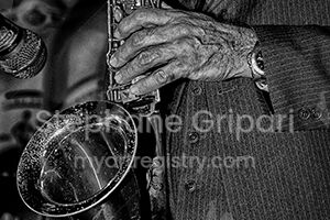 "The Saxophone Player's Hands"