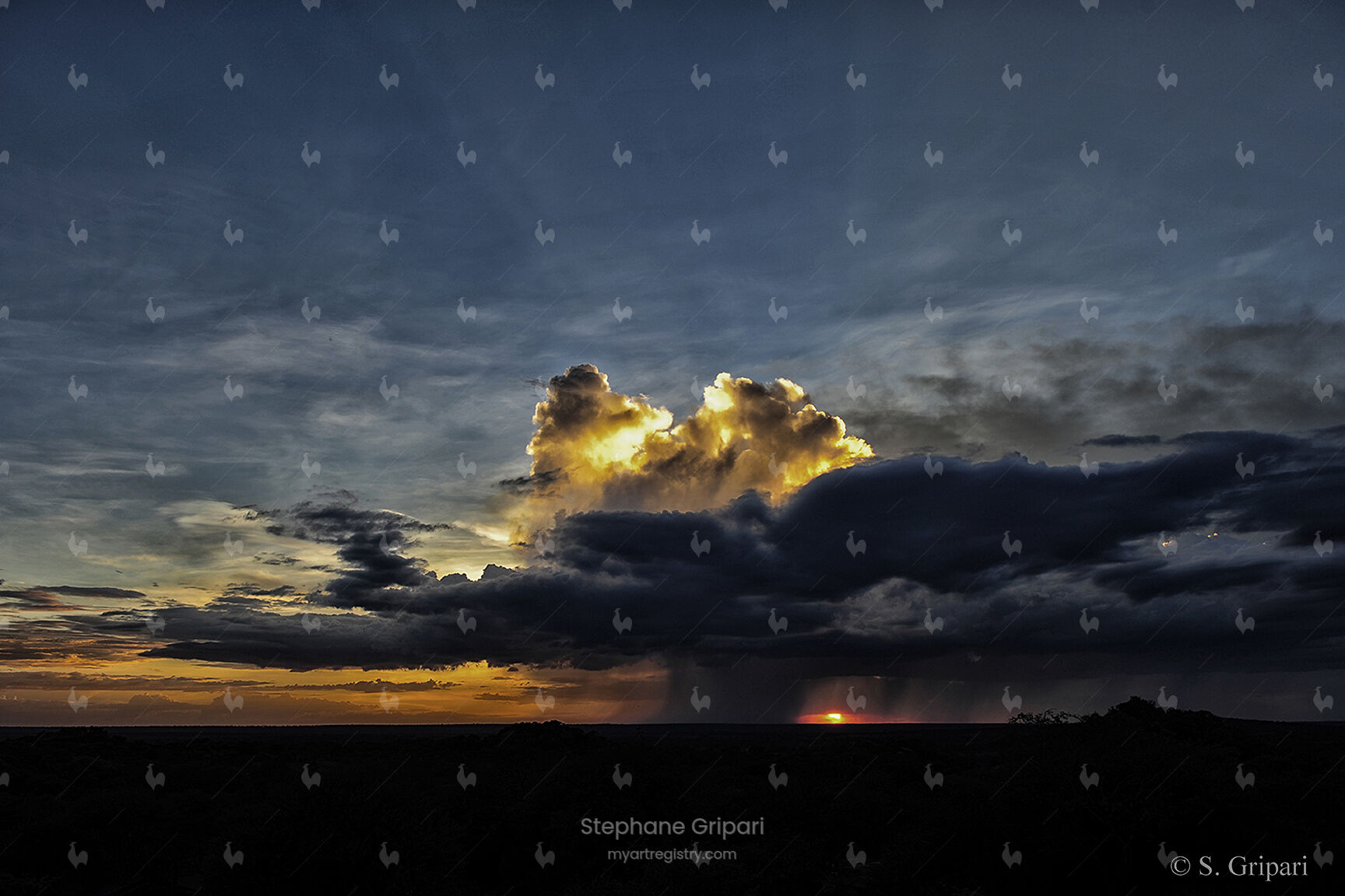 "Stormy Sunset"