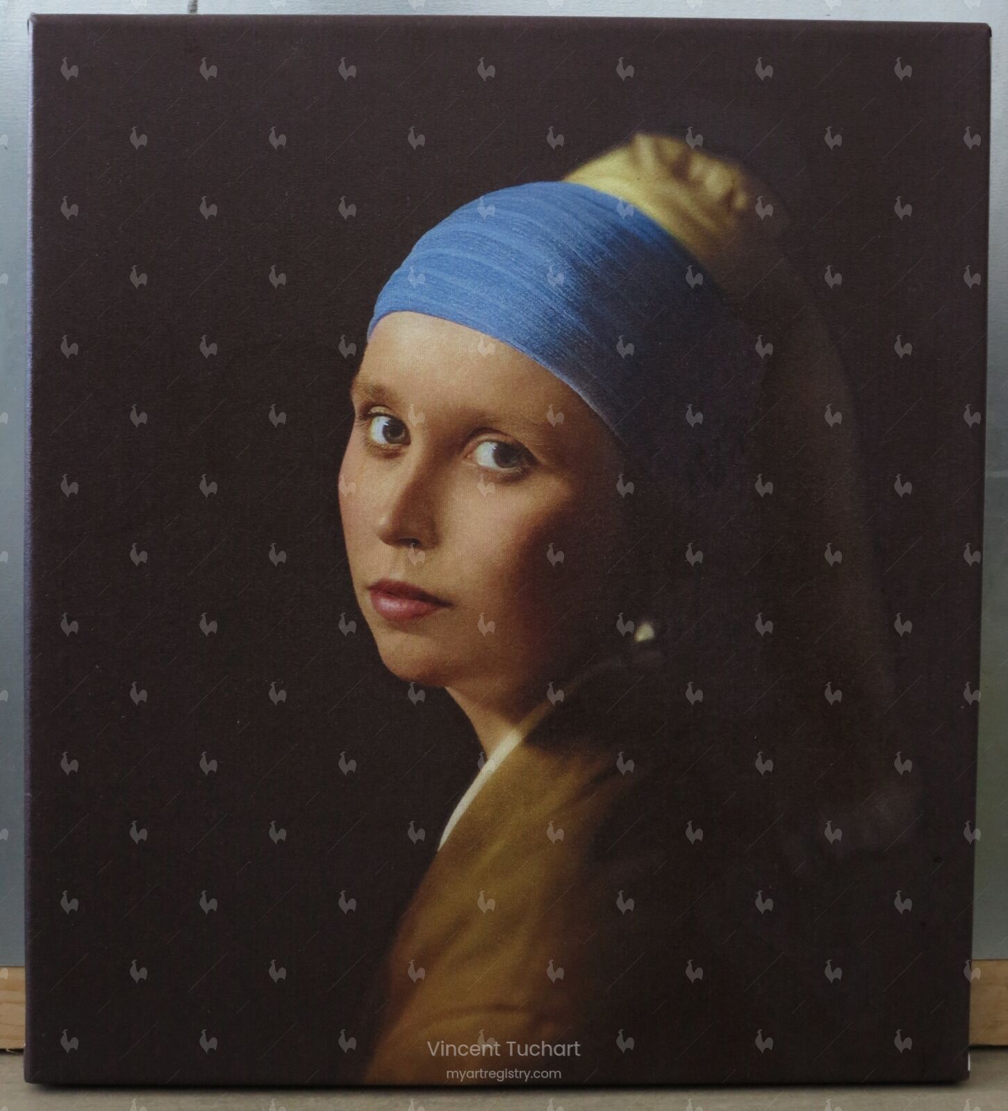 girl with pearl earring (after Vermeer)