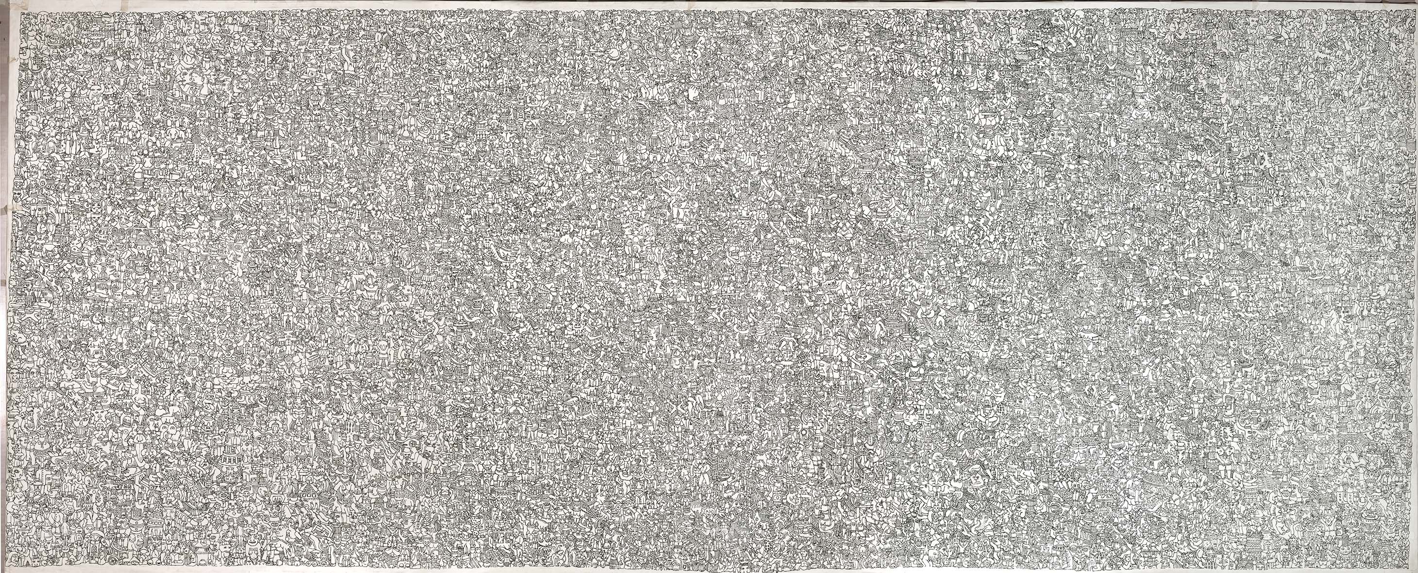 Painting Number 2 : Beyond Reason, 2009, By Eric G. C. Weets.