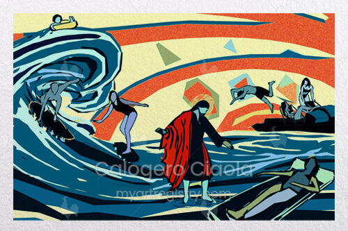 Walking on the waves