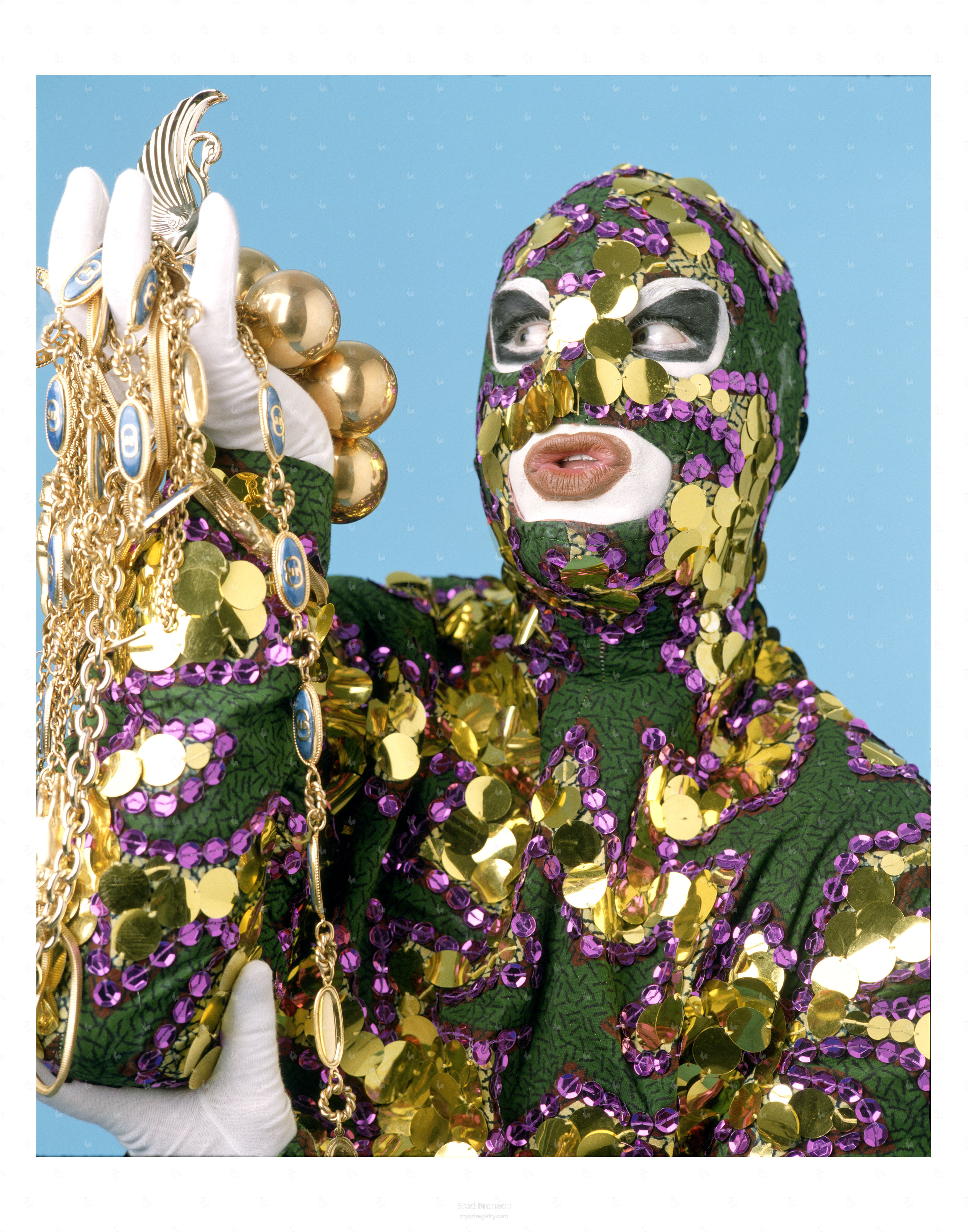 Leigh Bowery "Goldrush", 1988