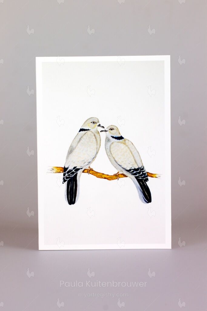 LIMITED EDITION of Eurasian Doves 2 out of 10