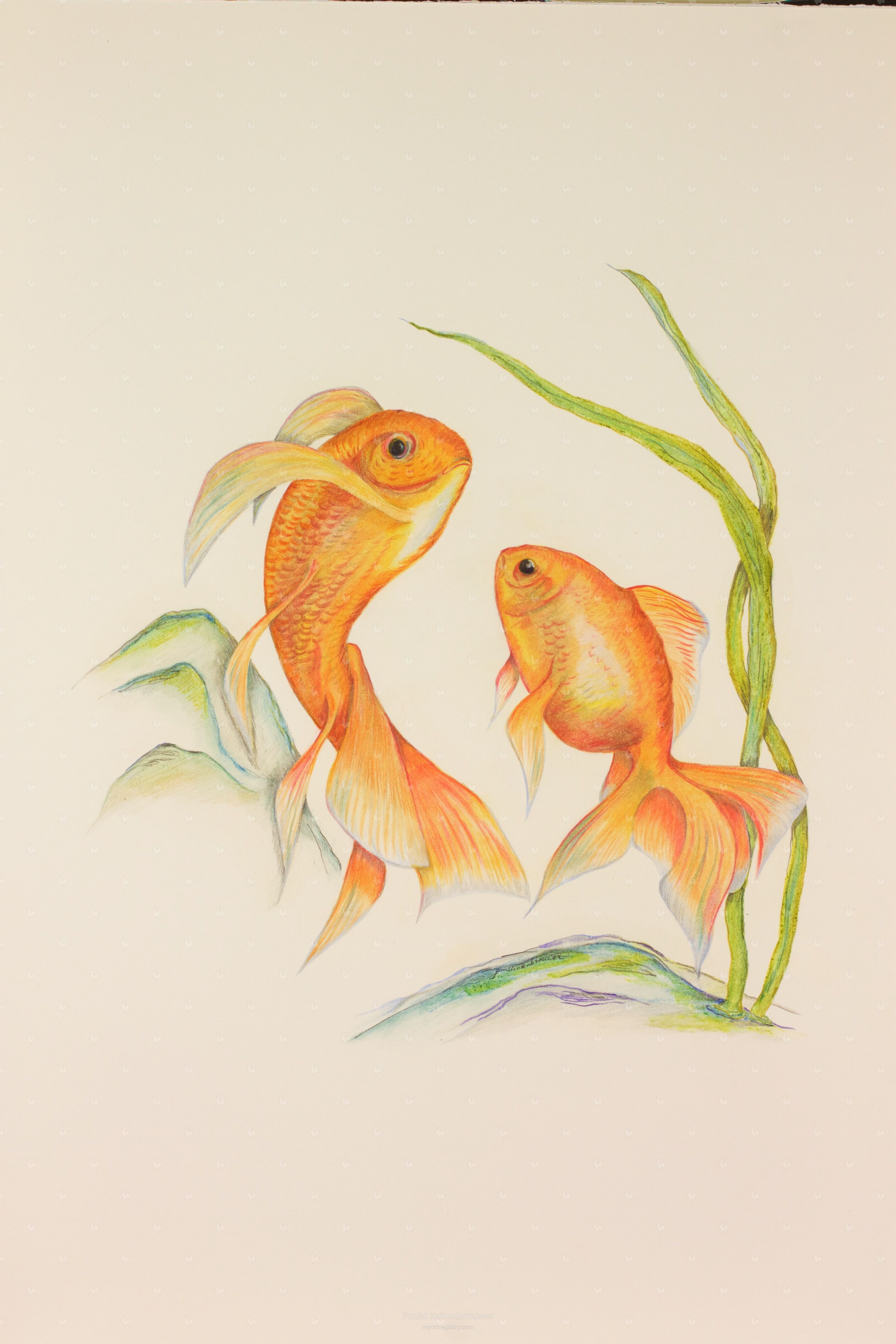 Swirling Goldfishes Limited Edition 1 out of 10