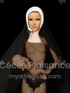 NUN URSULA & BABY MEDIUM