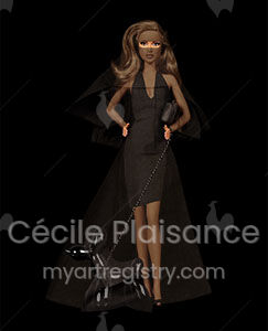 KOON'S DOG (DRESS/ BURQUA) MEDIUM