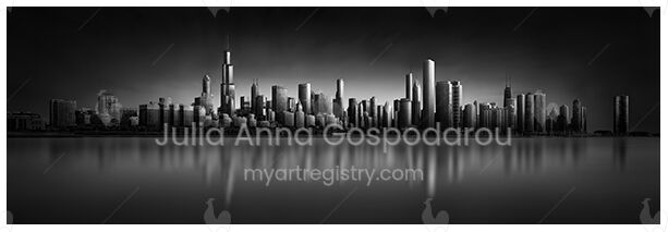 Mirroring Fantasy - Chicago Skyline