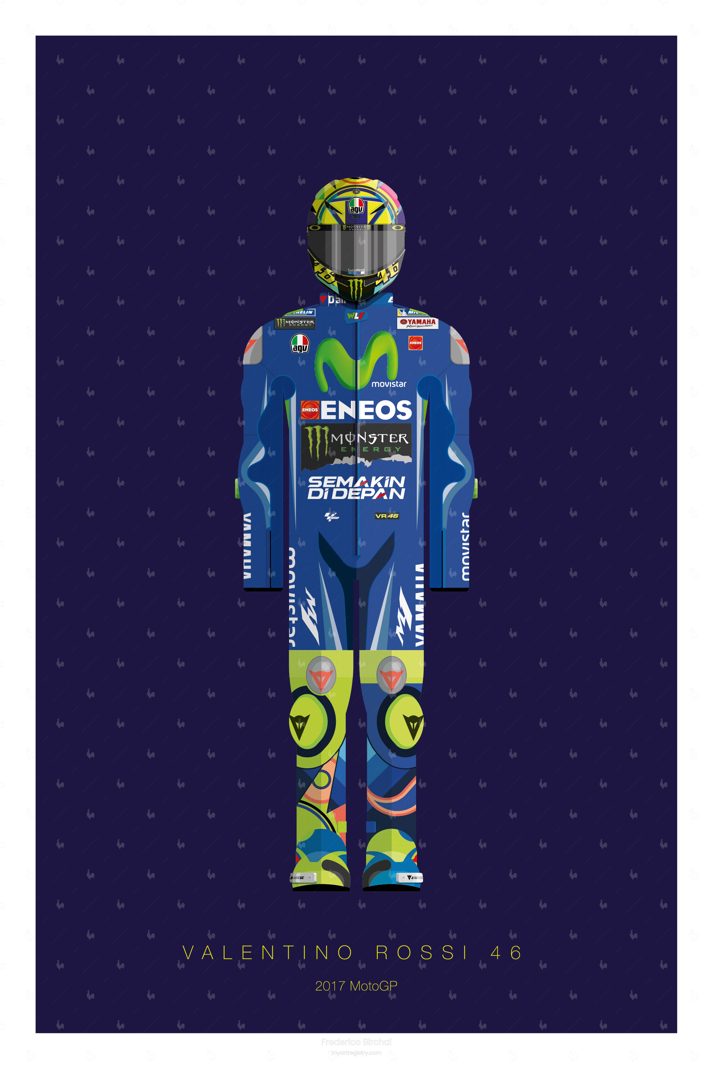 Valentino Rossi . 2017 MotoGP