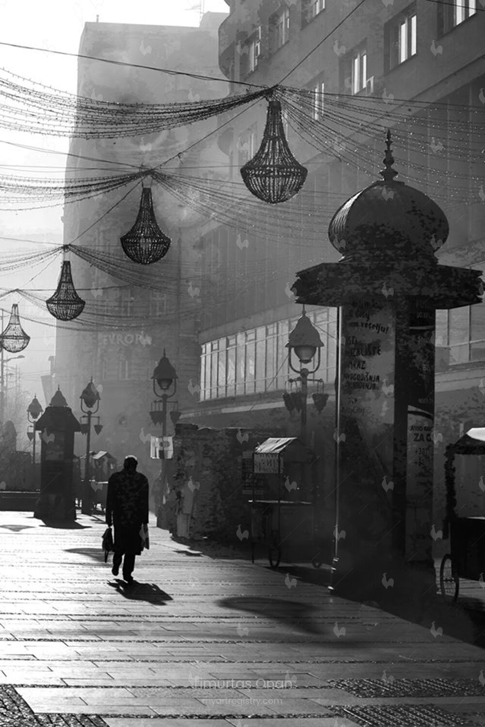 Morning mist in Belgrade