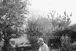 Dad in the Garden. Uniondale, New York, 2013