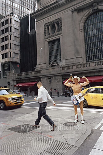 Naked Cowboy. New York, 2012