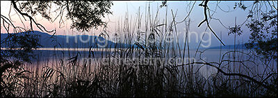 Ludwigshafen, Morgenrot im Ried