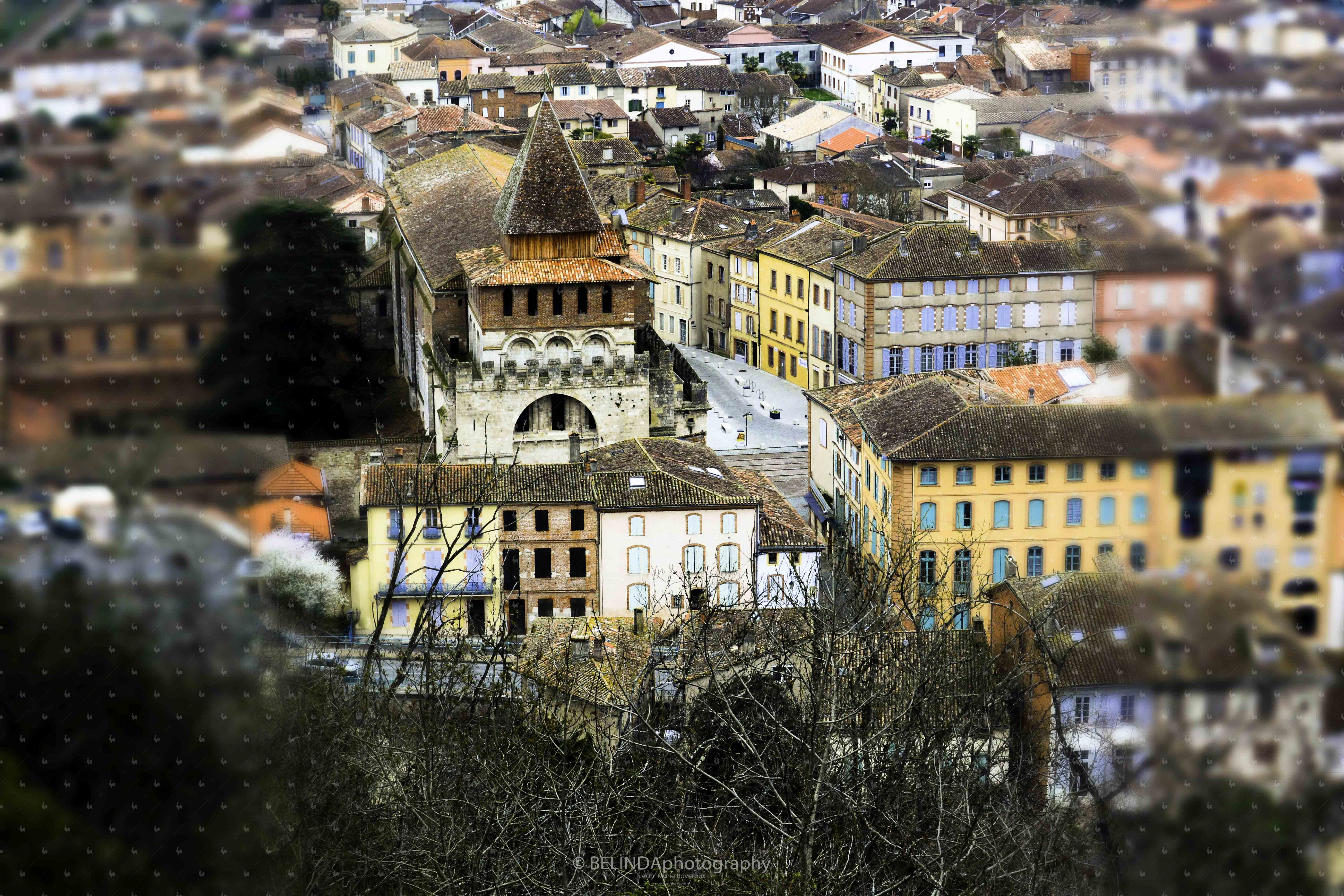 L'Abbatiale de Moissac, vision modèle réduit