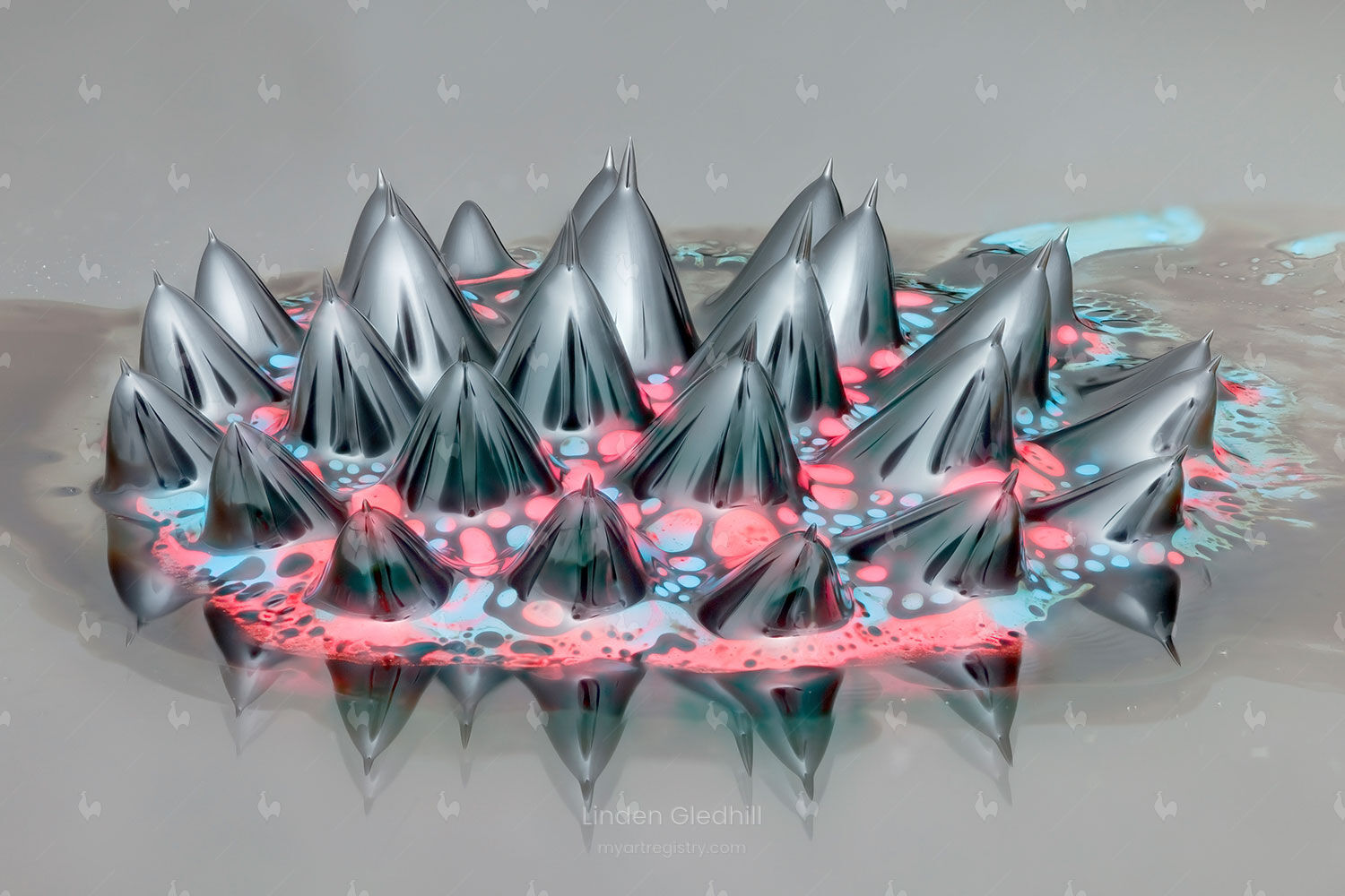 Reflections 12x8 | Ferrofluid-P1