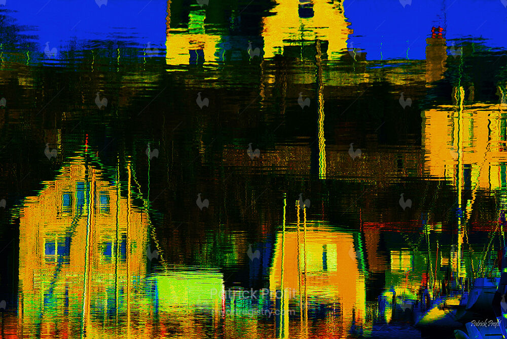Maison sur port