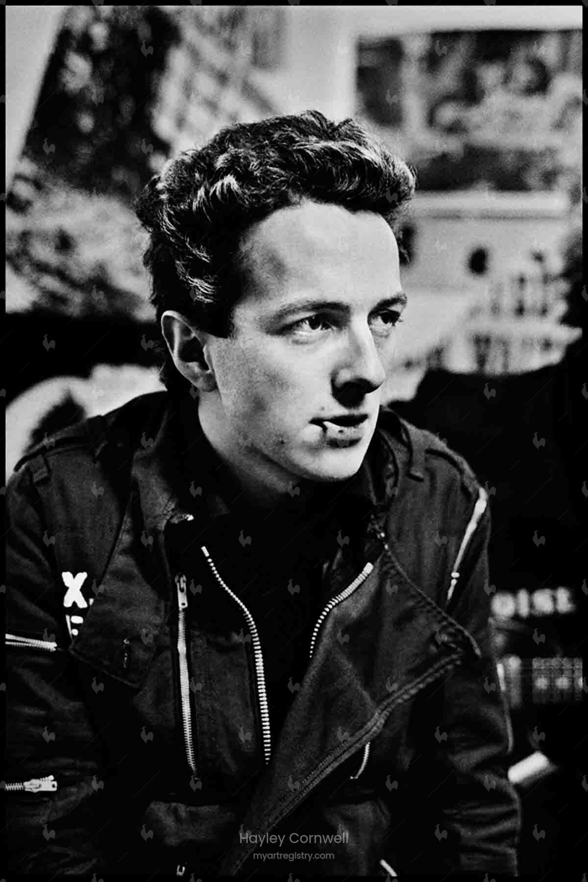 #10 JOE STRUMMER 1977 | PORTRAIT AT REHEARSAL REHEARSALS