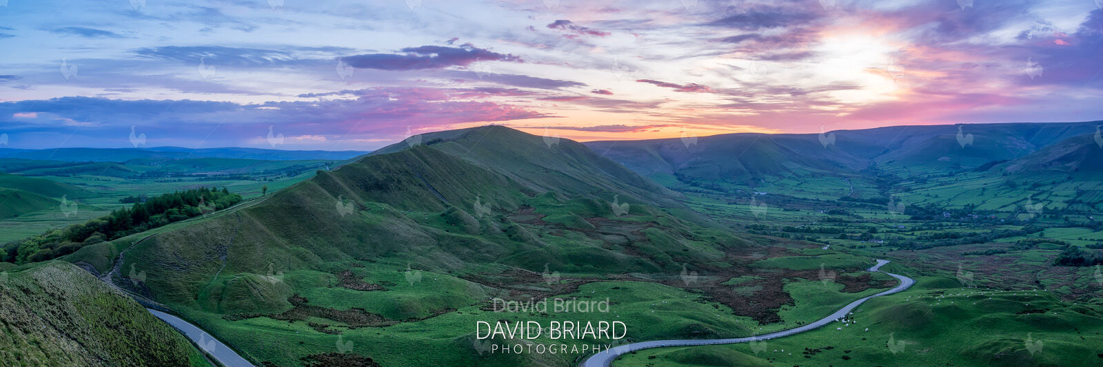 Great Ridge, England (75 x 25 cm)
