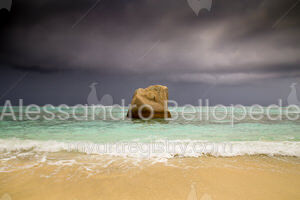 Beginning of storm