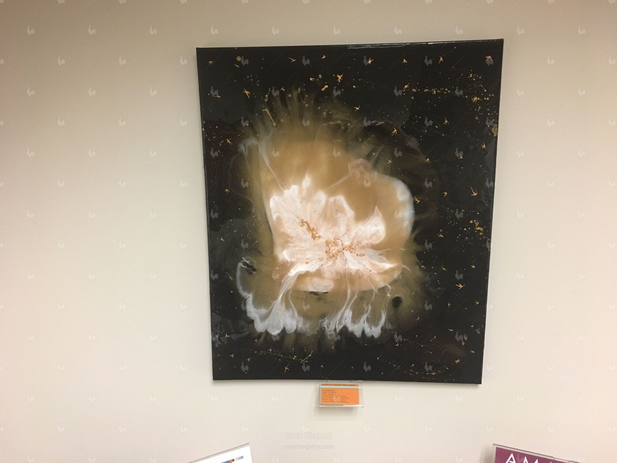 Occhio di un'ombra dello spazio