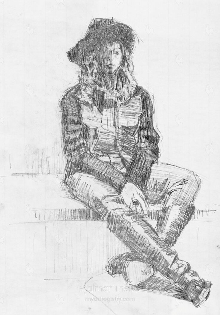 Frau mit Cowboyhut und Stiefeln | Woman with Cowboy Hat and Boots