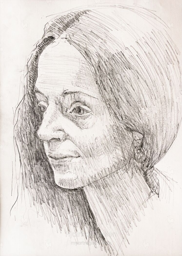 Frau mit langem Haar | Woman with Long Hair