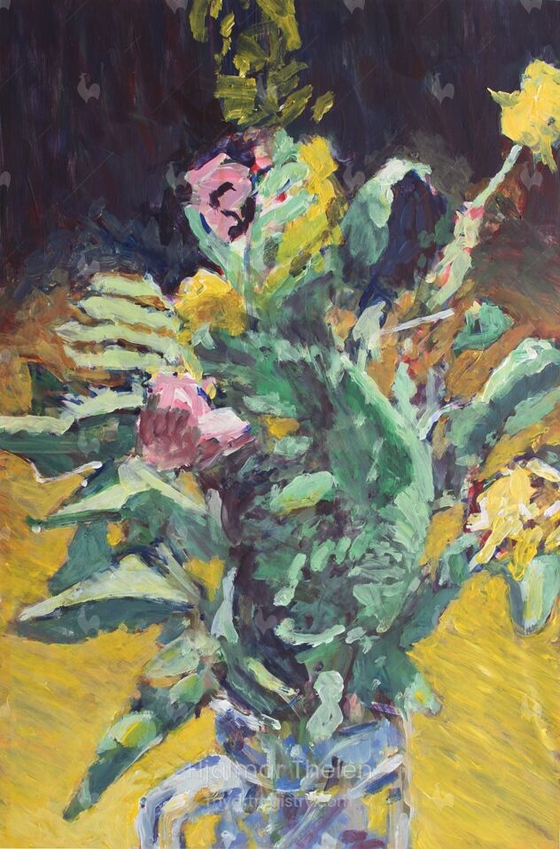Blumenstrauß im Bierkrug | Bouquet in a Beer Mug