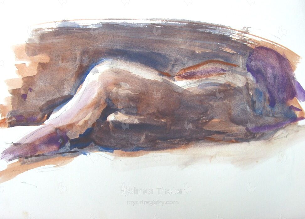 Liegender weiblicher Akt | Reclining Female Nude