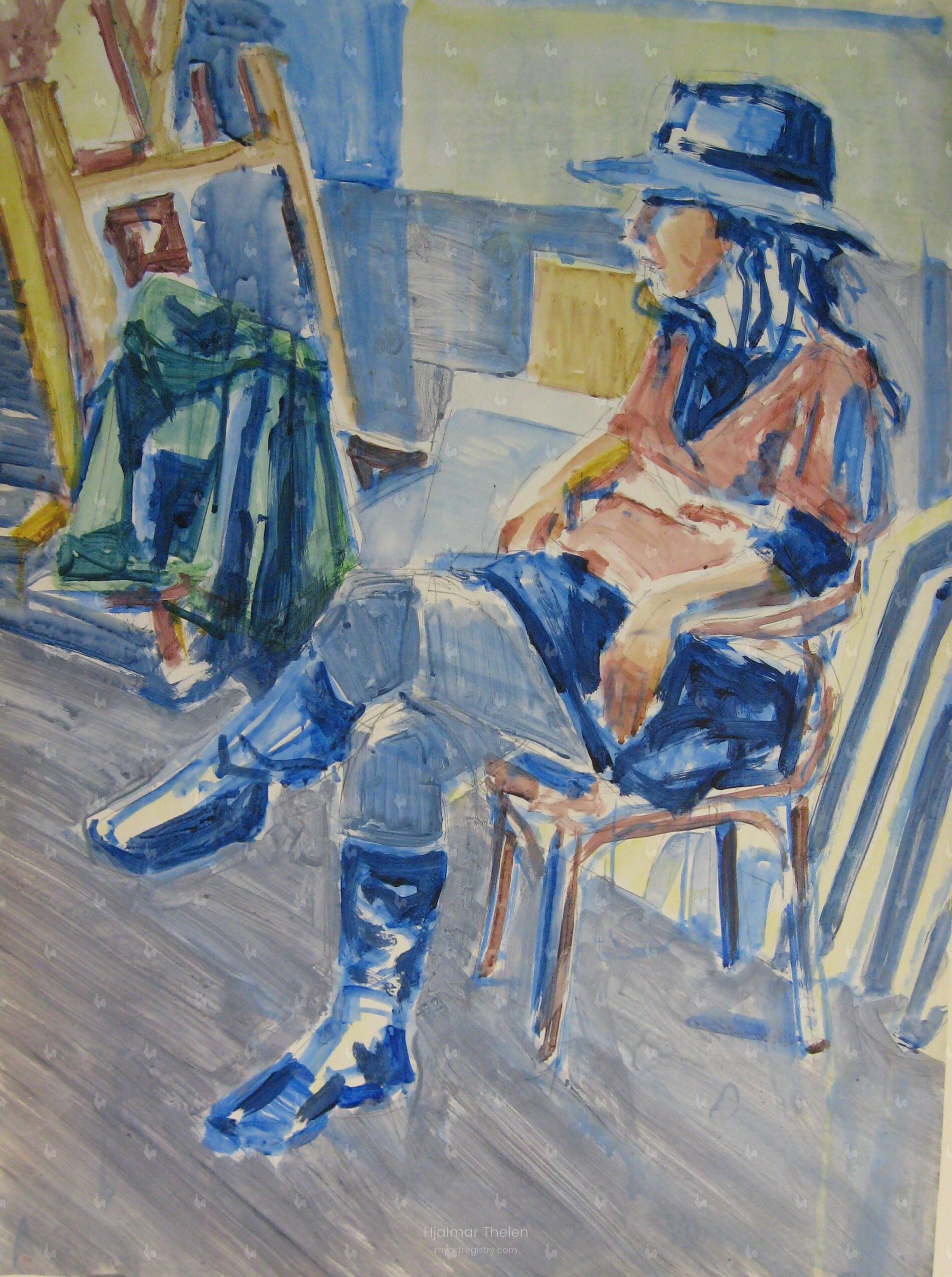 Strassenmalerin