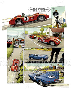 24 heures du Mans - jaguar Pl.1 couleur