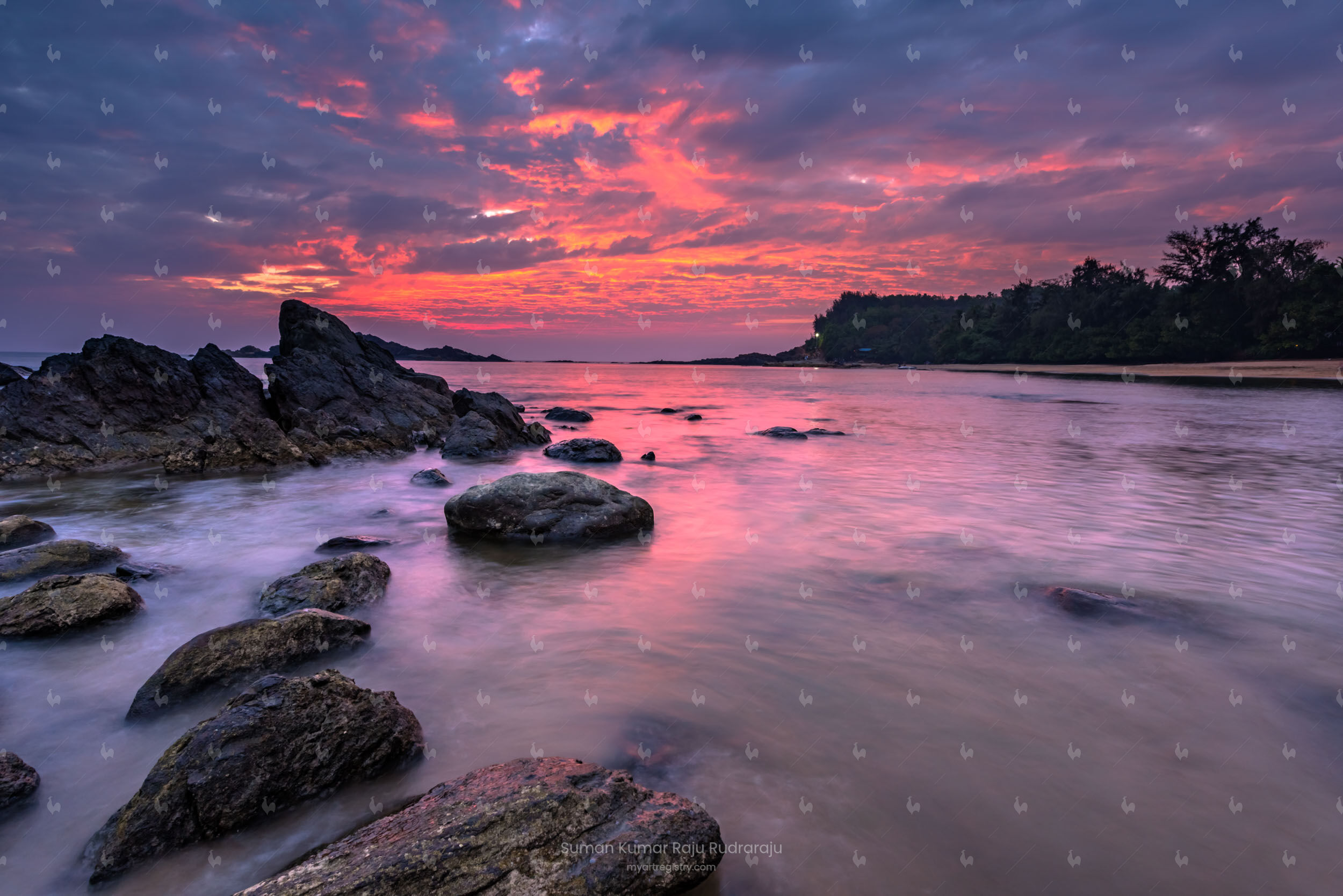 Twilight at Gokarna,India 2/100