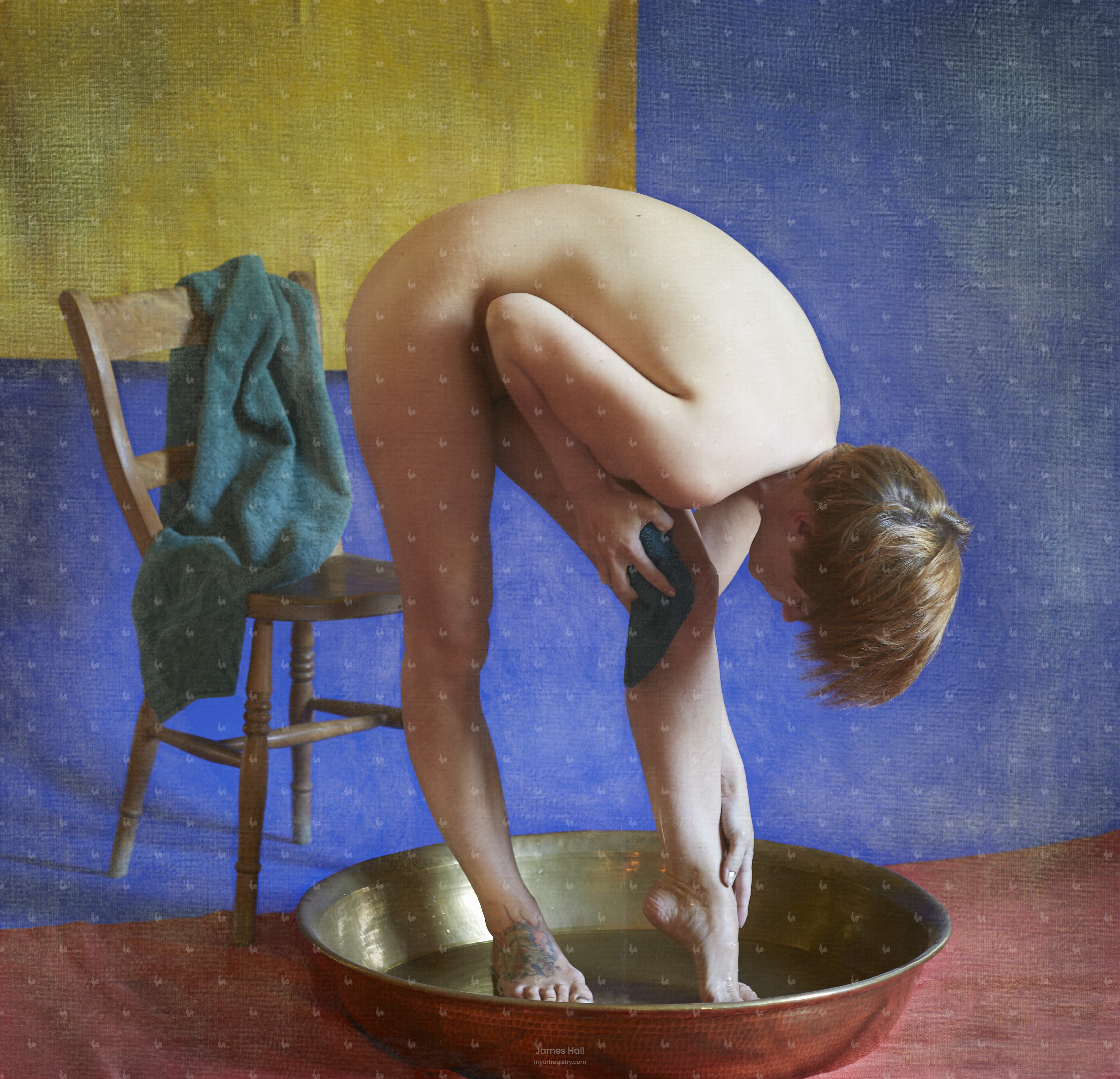 Toilette after Degas