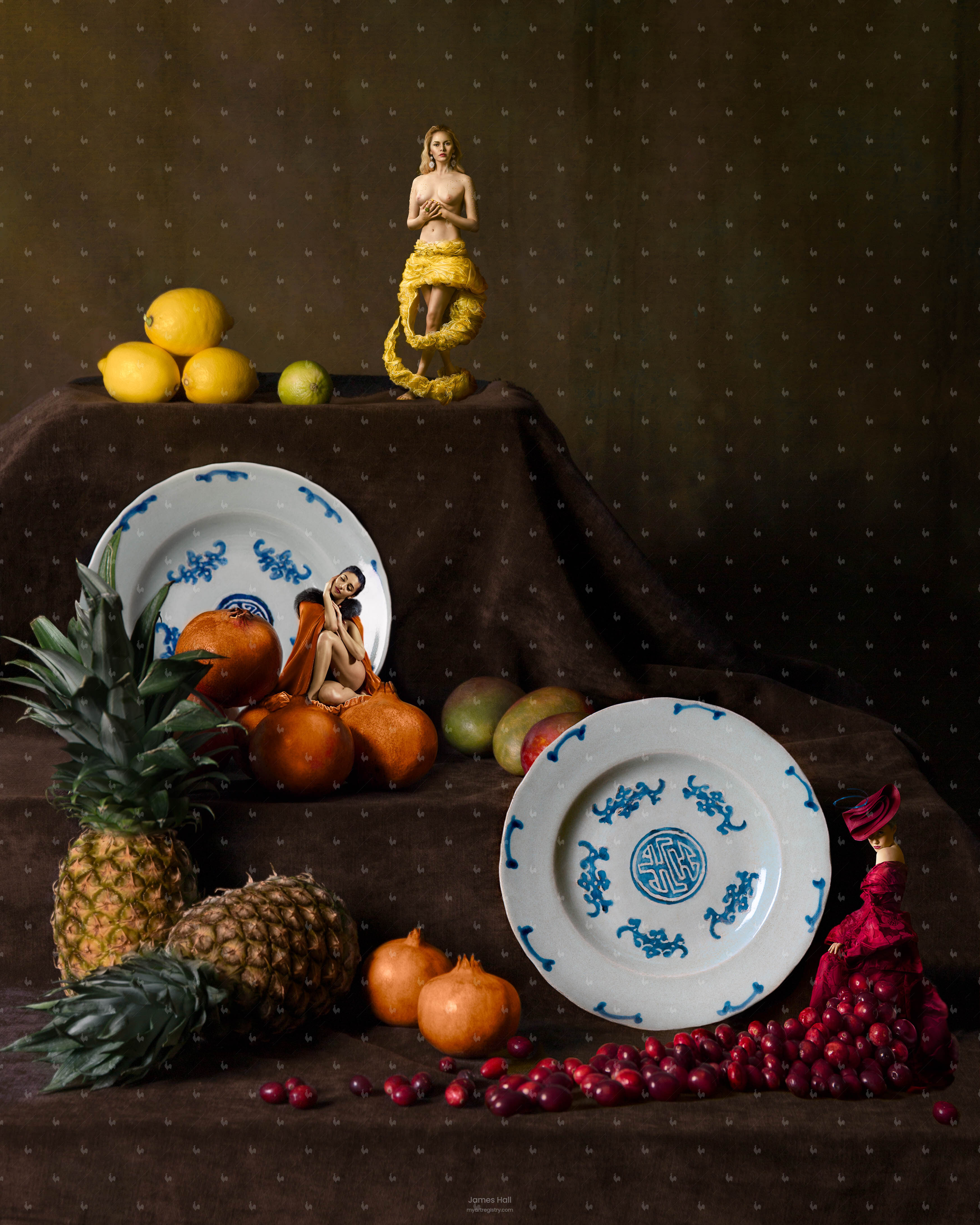 Still Life with Fruit and Plates - Small - 1 of 5