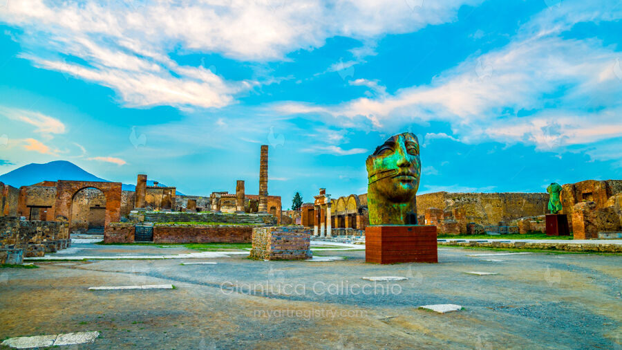 Mitoraj a Pompei – Tindaro nel Foro