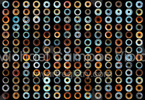 collages of eyes