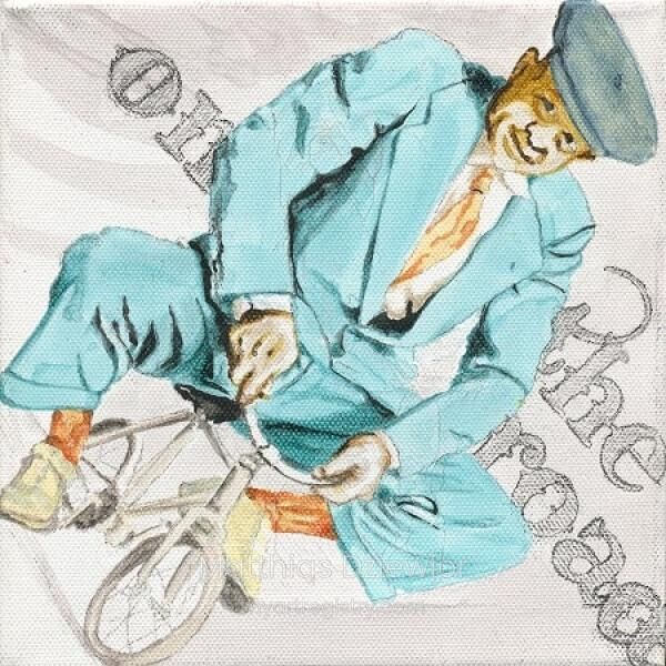 A - On the road - Kunstwerk (Kunstdruck)