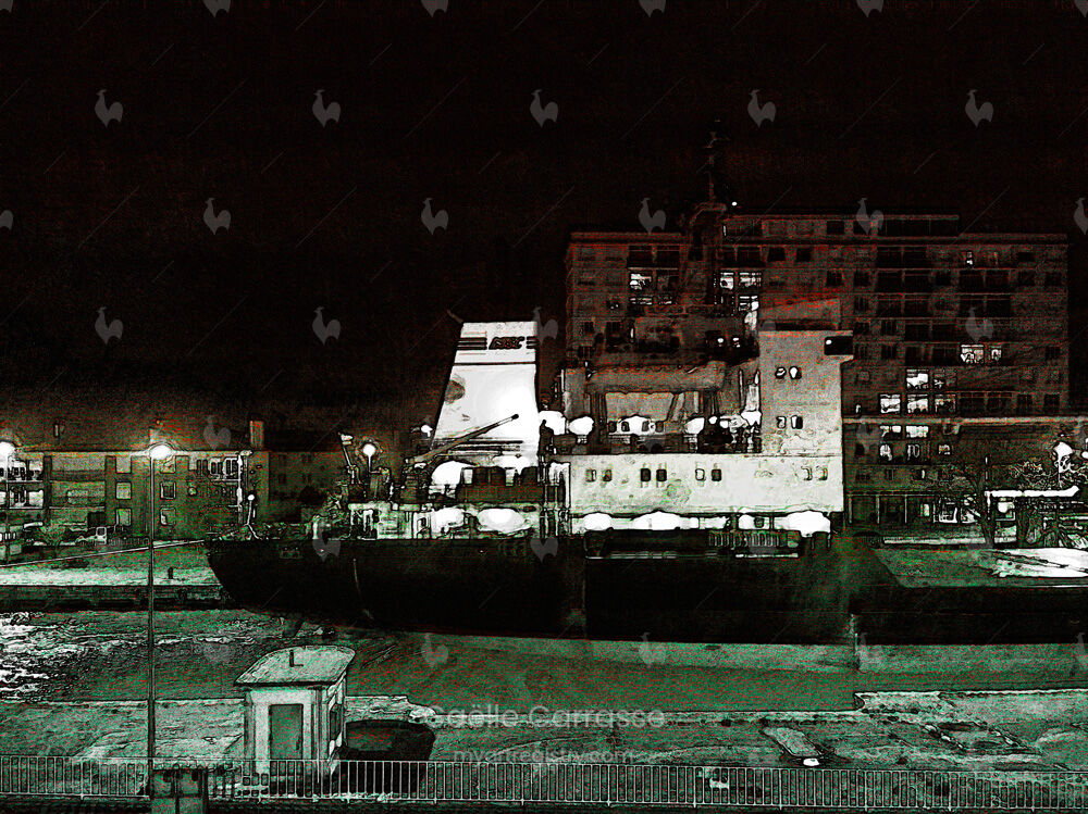 L'écluse la nuit