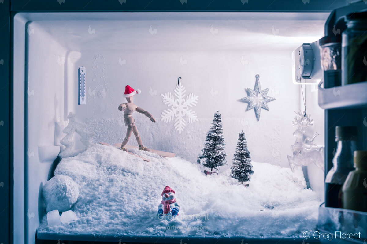 Woody goes skiing