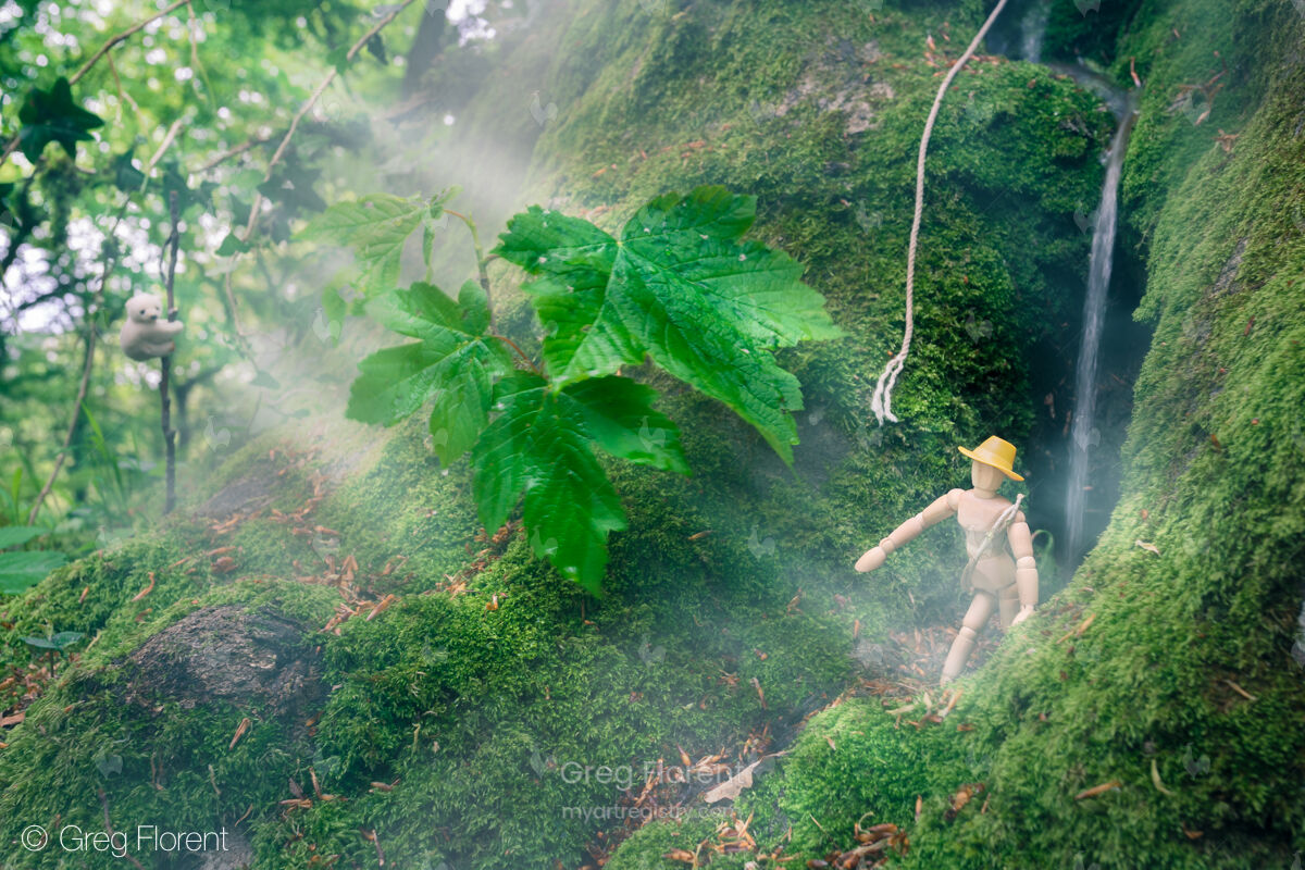 Woodyana Jones in the jungle
