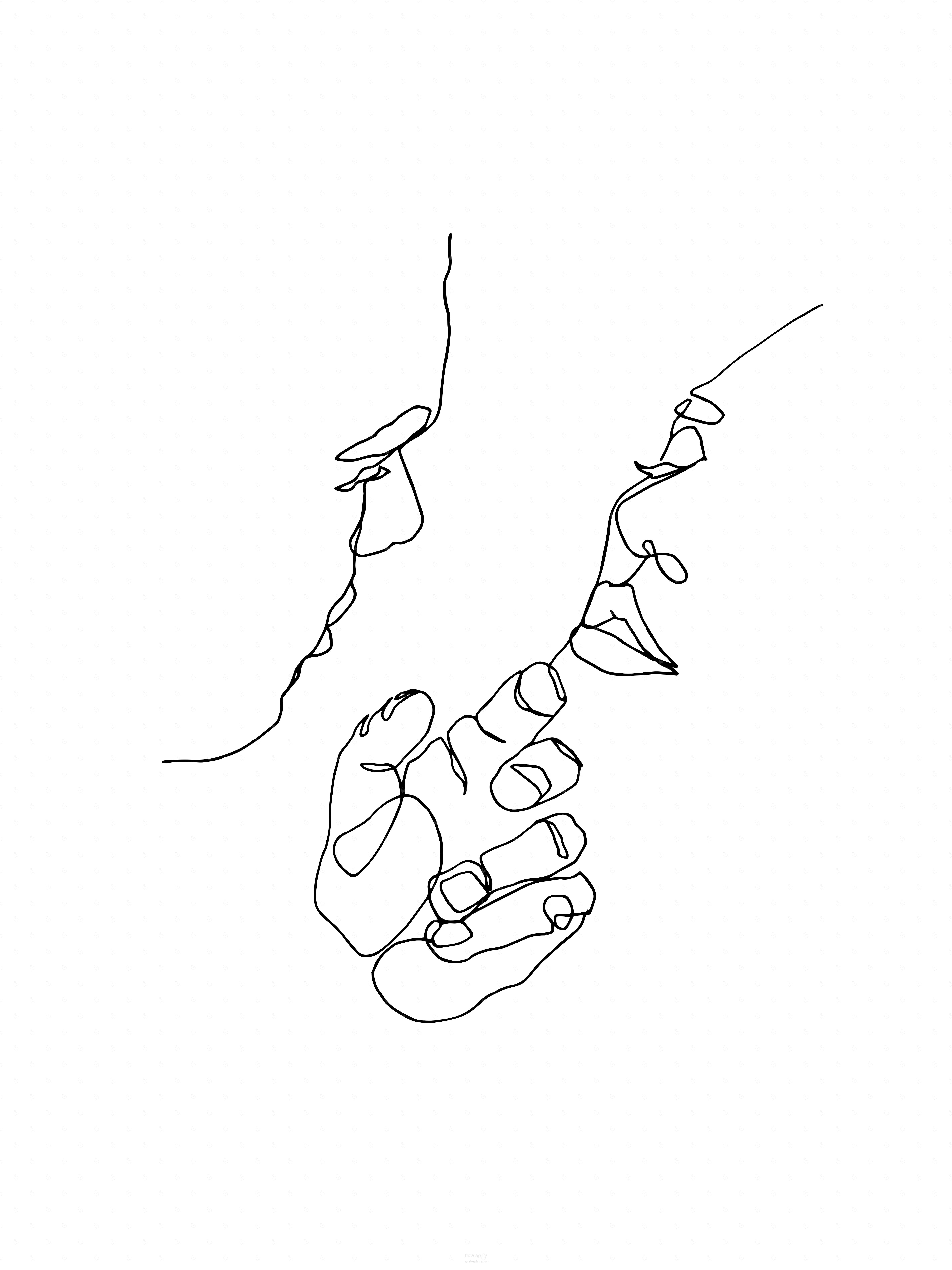 Caressing couple