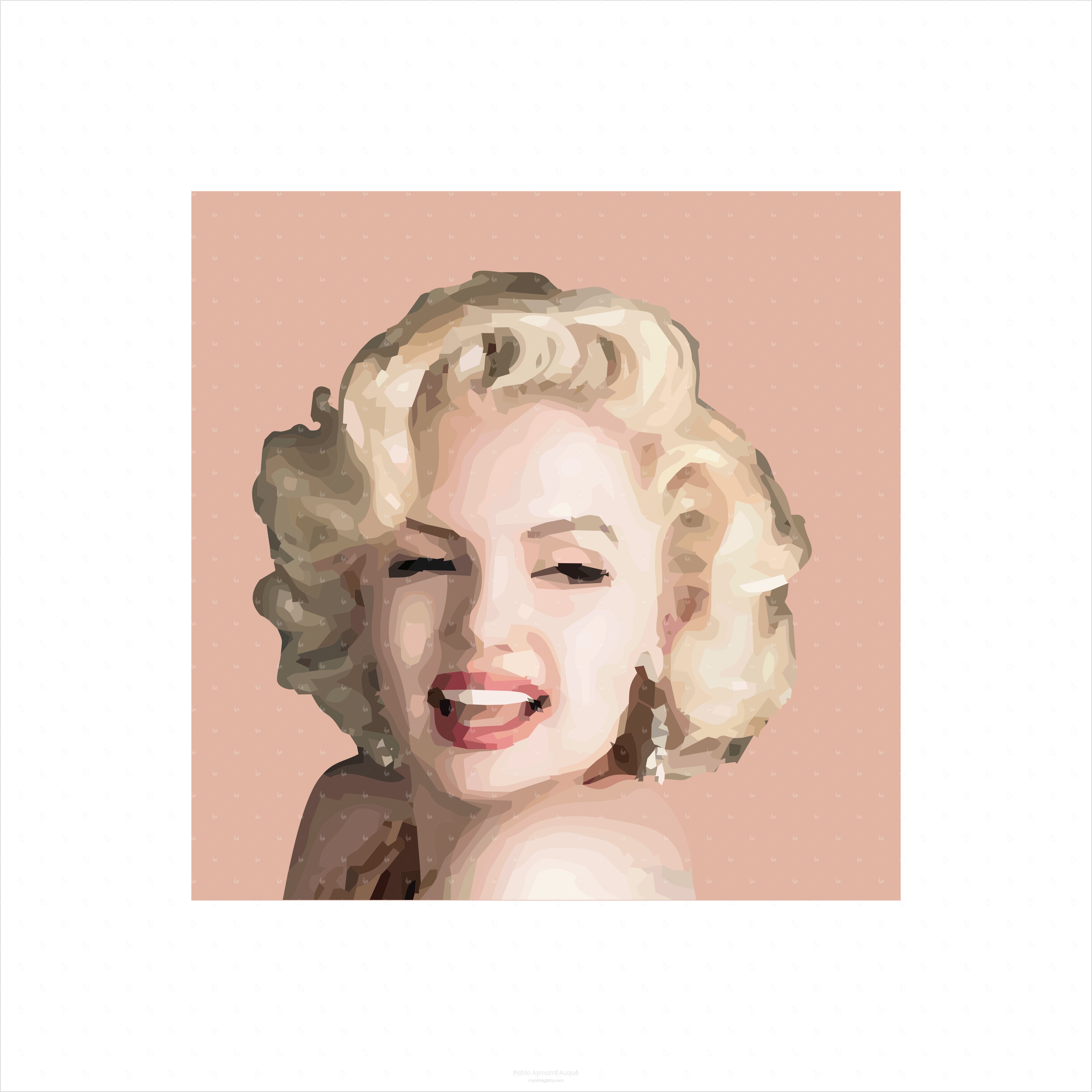 Marilyn Monroe by Paulsharp 1/500SpecialEdition PopArt Portrait 2019-10-02