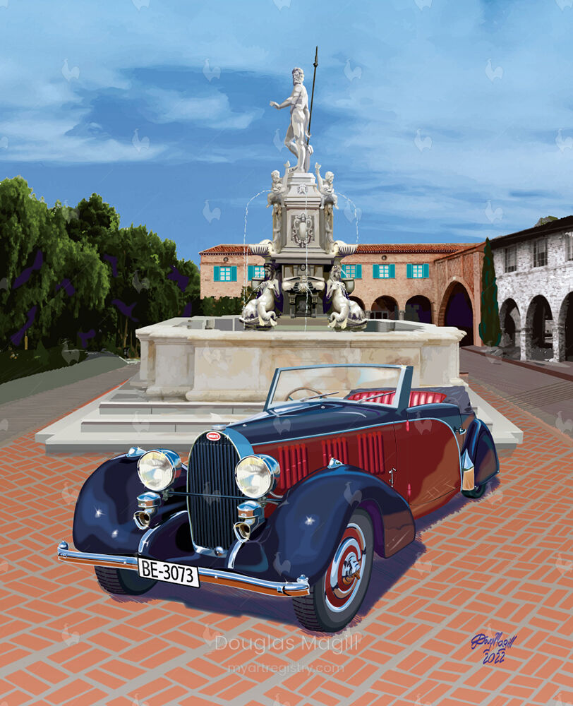 Malaga Cove Bugatti Type 57