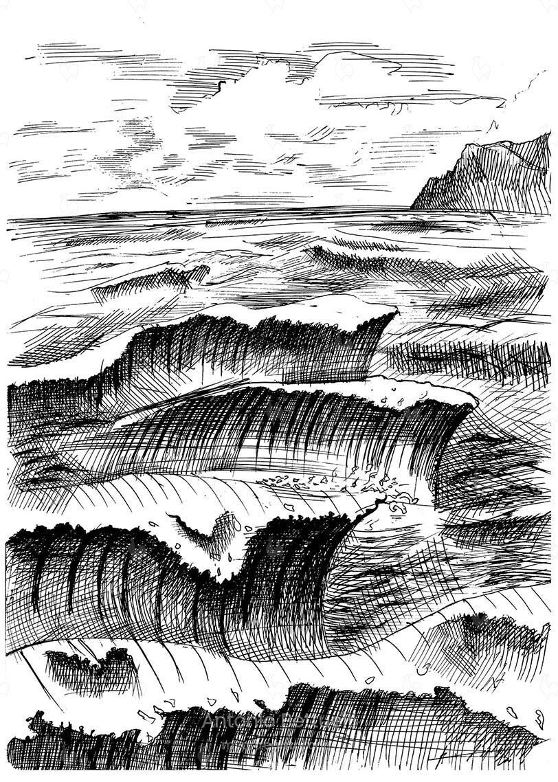 Moneglia - Onde sul moletto