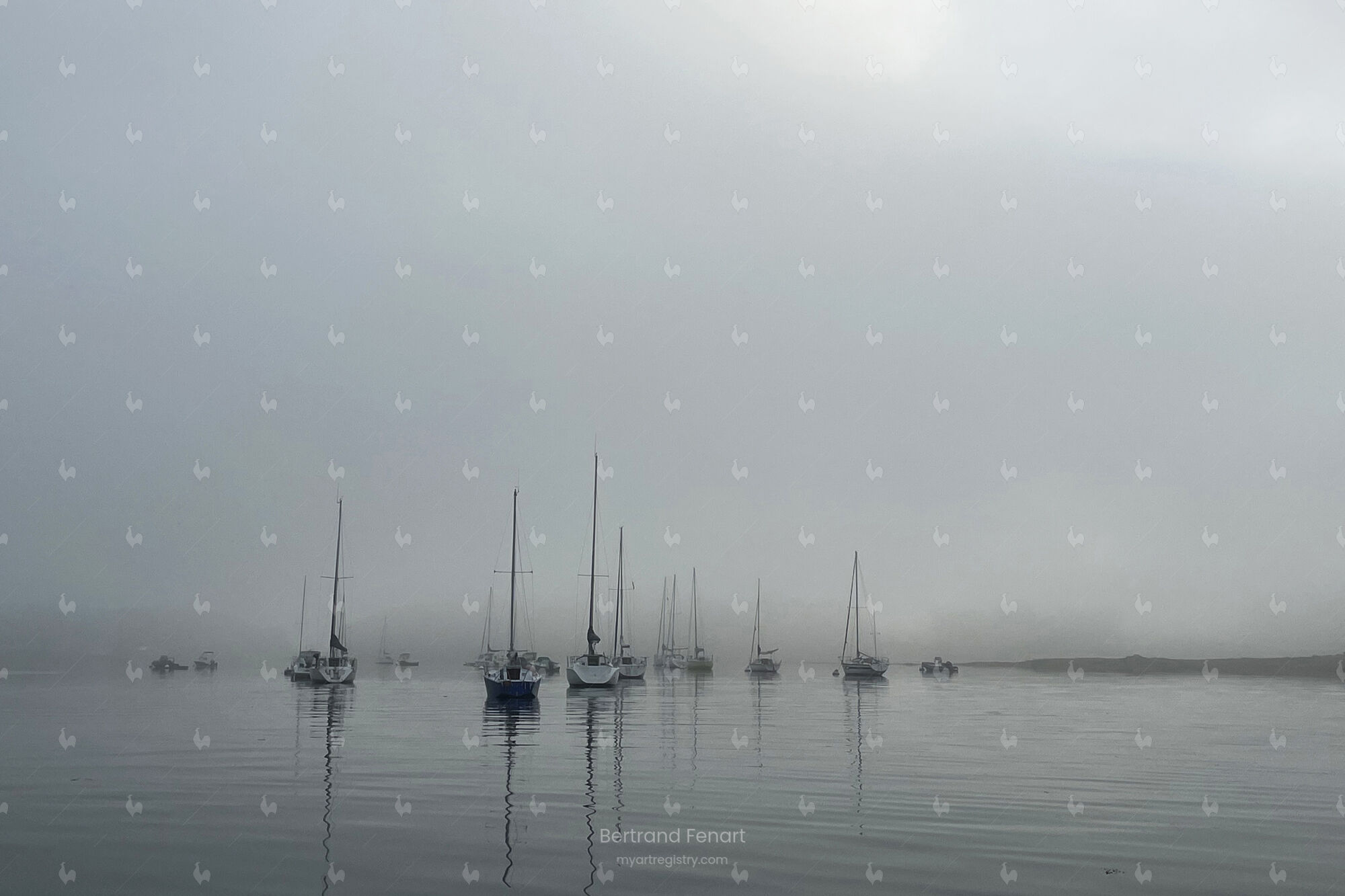 N°77 - Goulet de l'anse de Baden dans la brume