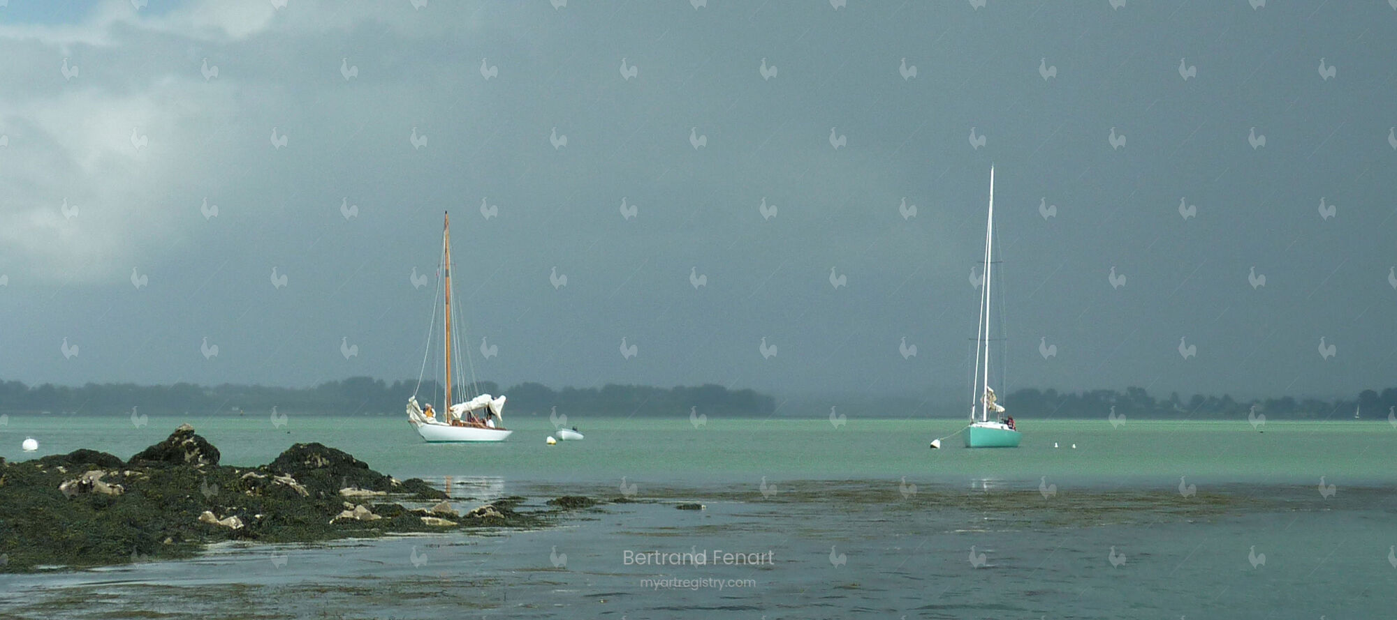 N°48 - Ciel d'orage sur la baie de Kerdelan 1/10