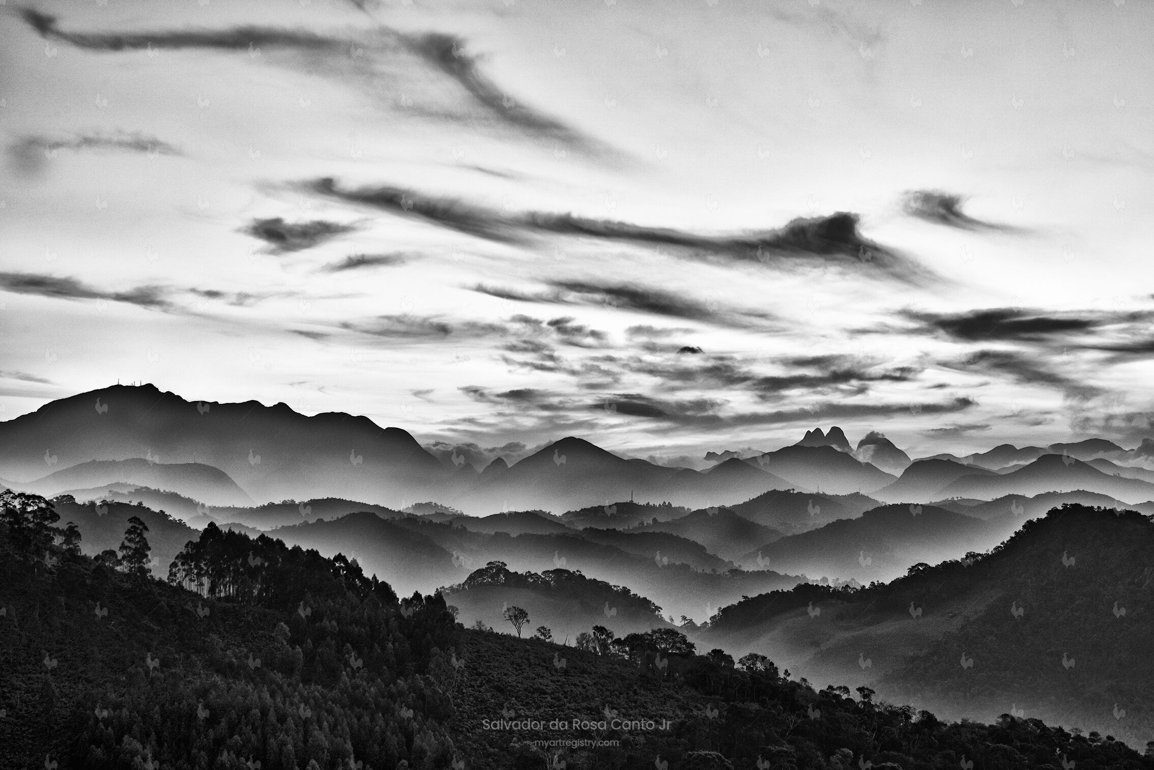 Montanhas de Nova Friburgo P&B